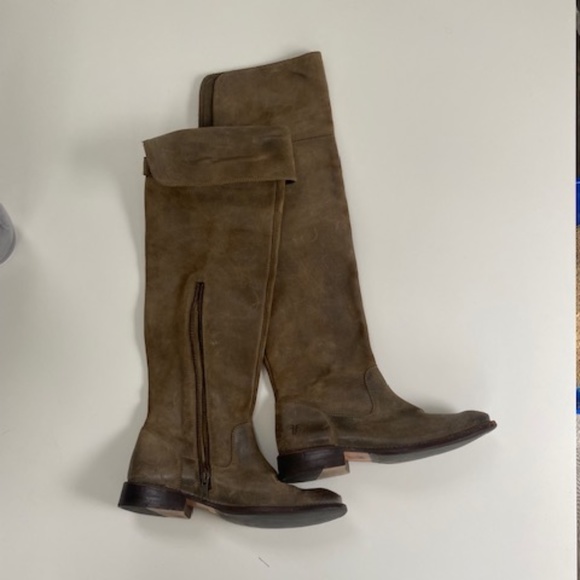 FRYE Shirley Over The Knee Boots - Picture 2 of 10